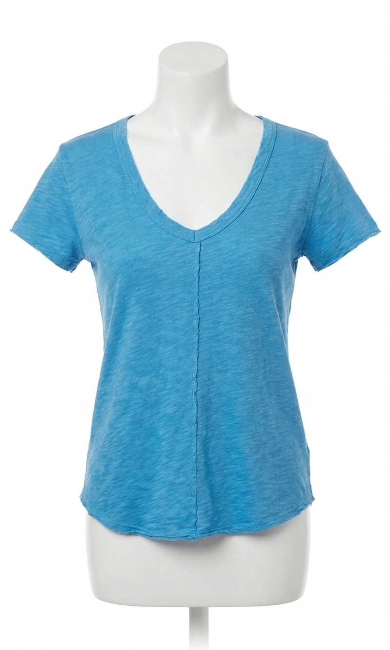 NEW BOBI center seam tee in caribbean
